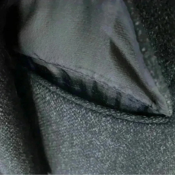 Hugo Boss 40L Scotland Wool Sports Coat Vintage Corleone Tweed Blazer Black USA - Picture 7 of 12